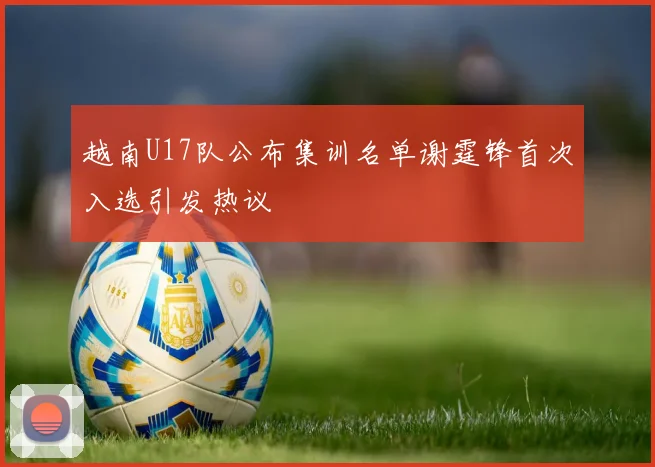 越南U17队公布集训名单谢霆锋首次入选引发热议